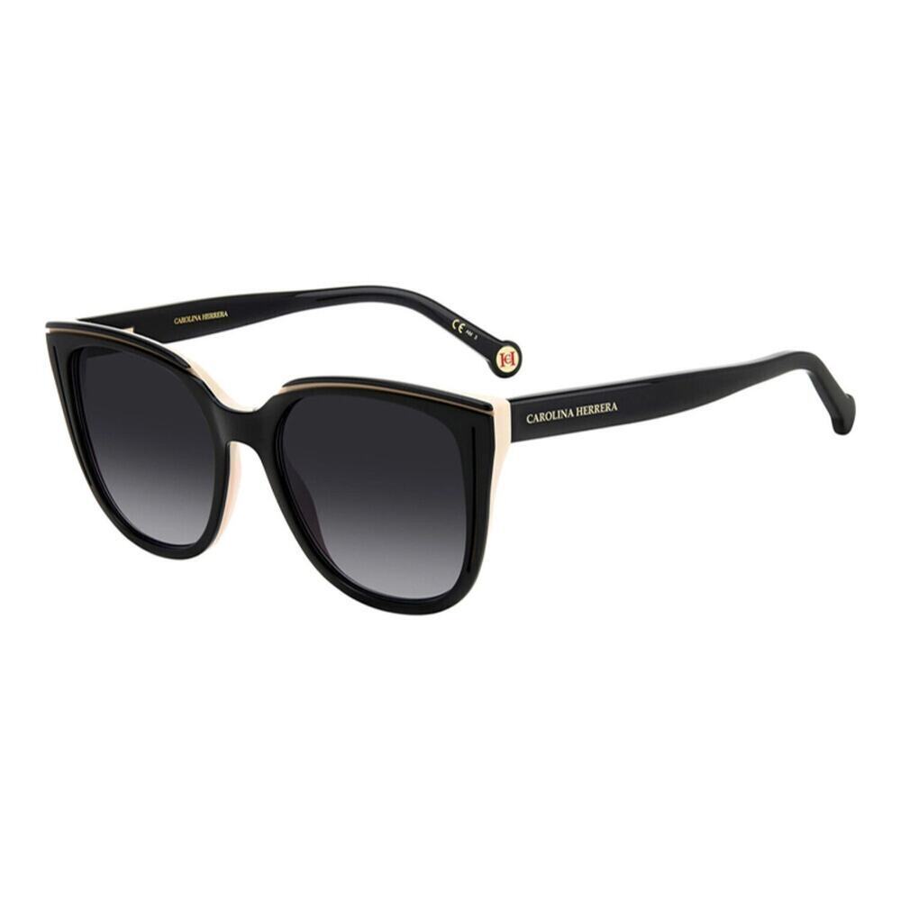 NEW Carolina Herrera HER 0144/S 0KDX9O Black/Nude Sunglasses authentic